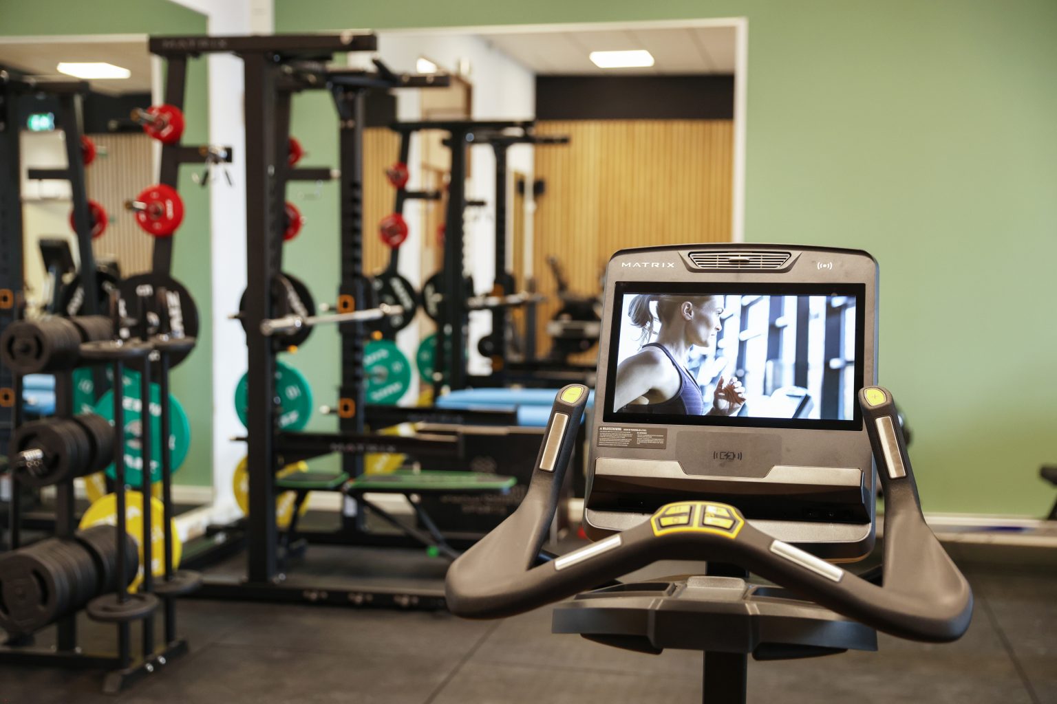 Fietsen en cardio ruimte